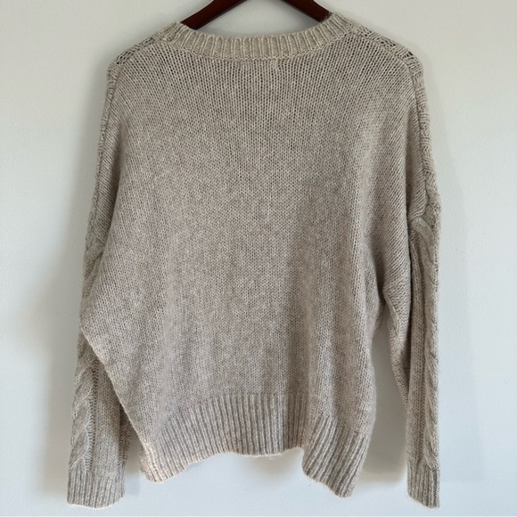 NWOT BB Dakota x Steve Madden Wool Blend Crewneck Oversized Metallic Sweater XS - Picture 4 of 9